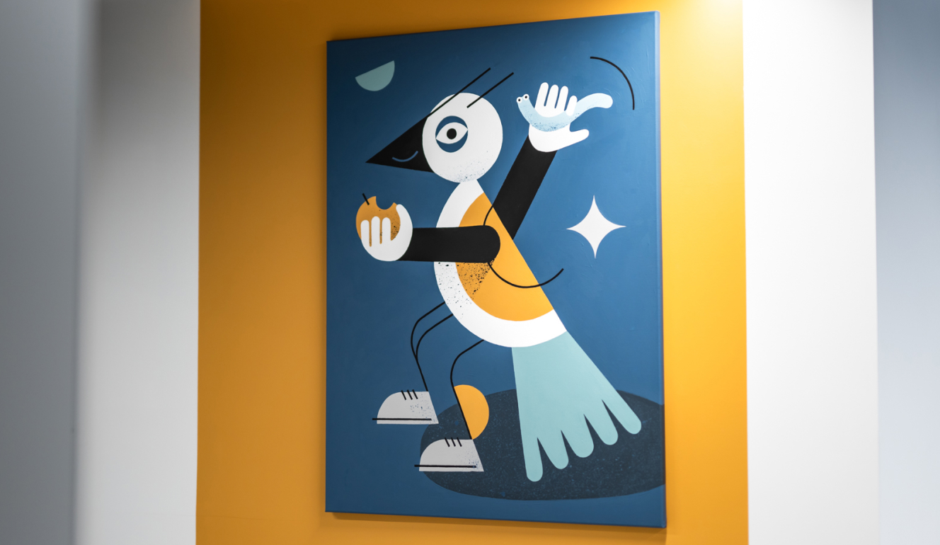 Olivia Prime – Murale w centrum biznesowym