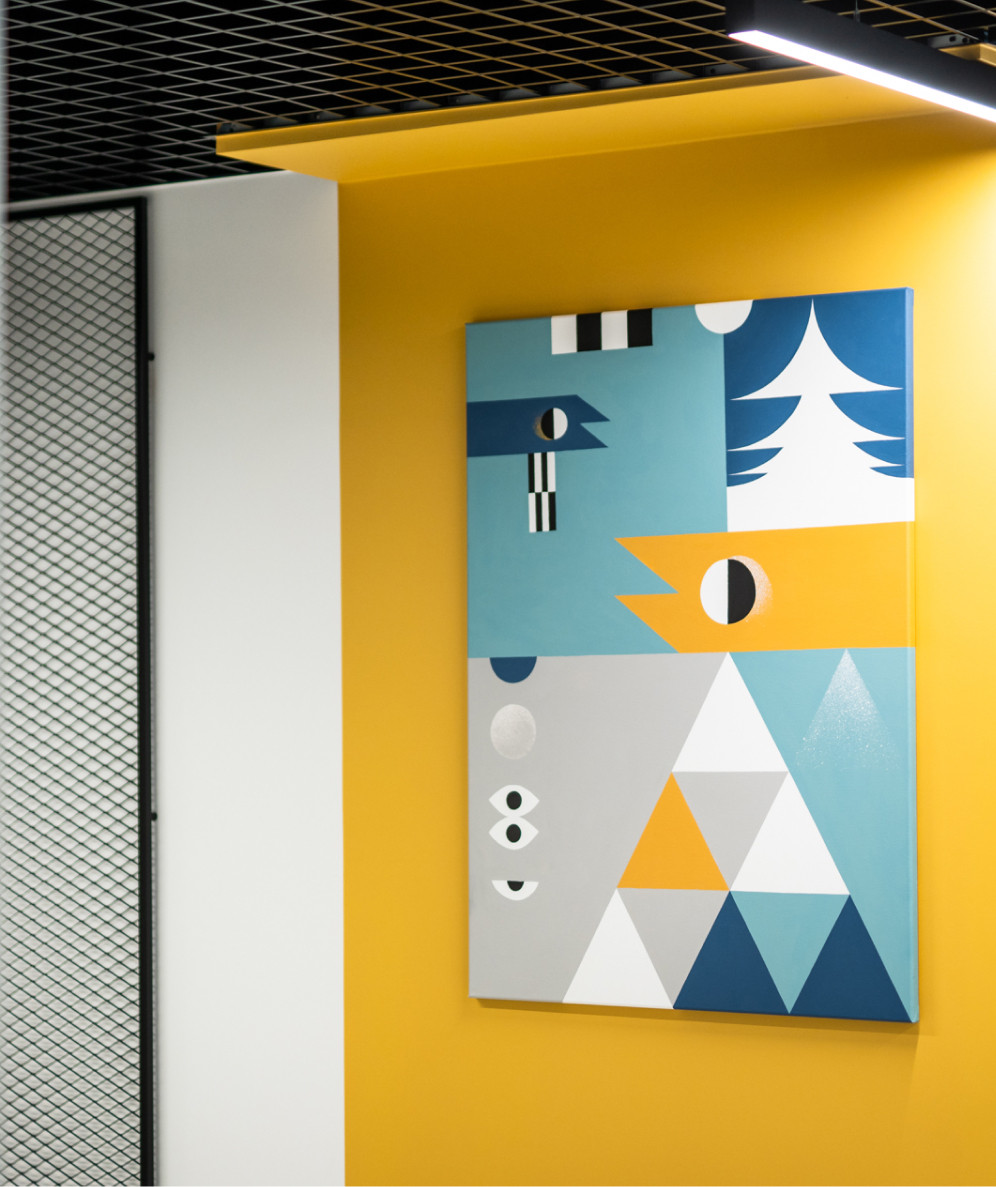 Olivia Prime – Wall paintings in business centre (9.3)