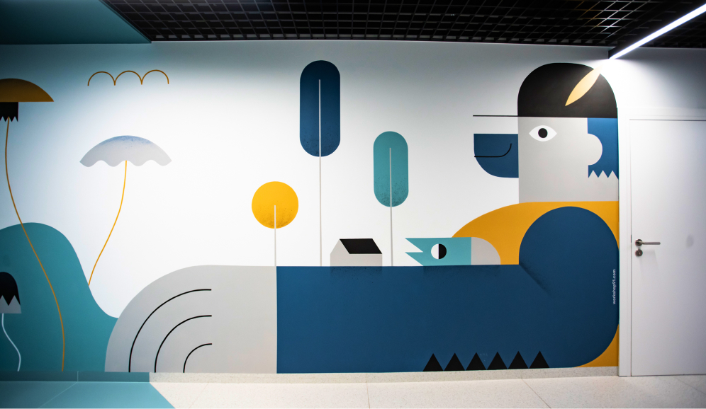 Olivia Prime – Murale w centrum biznesowym (13.2)