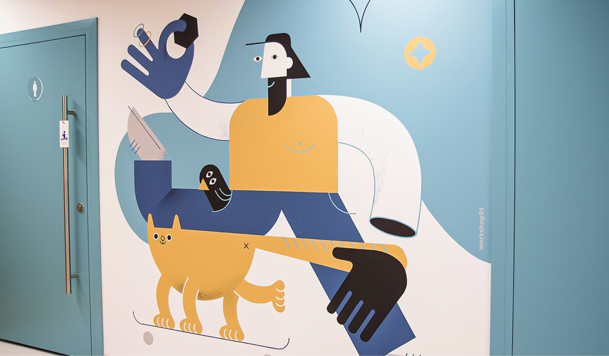 Olivia Prime – Murale w centrum biznesowym (1)